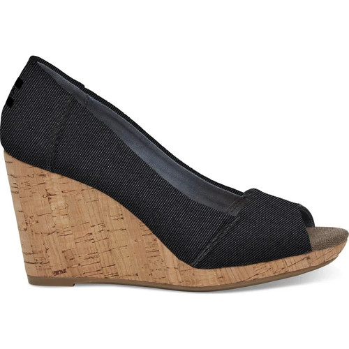 Toms stella peep toe cork - toms,